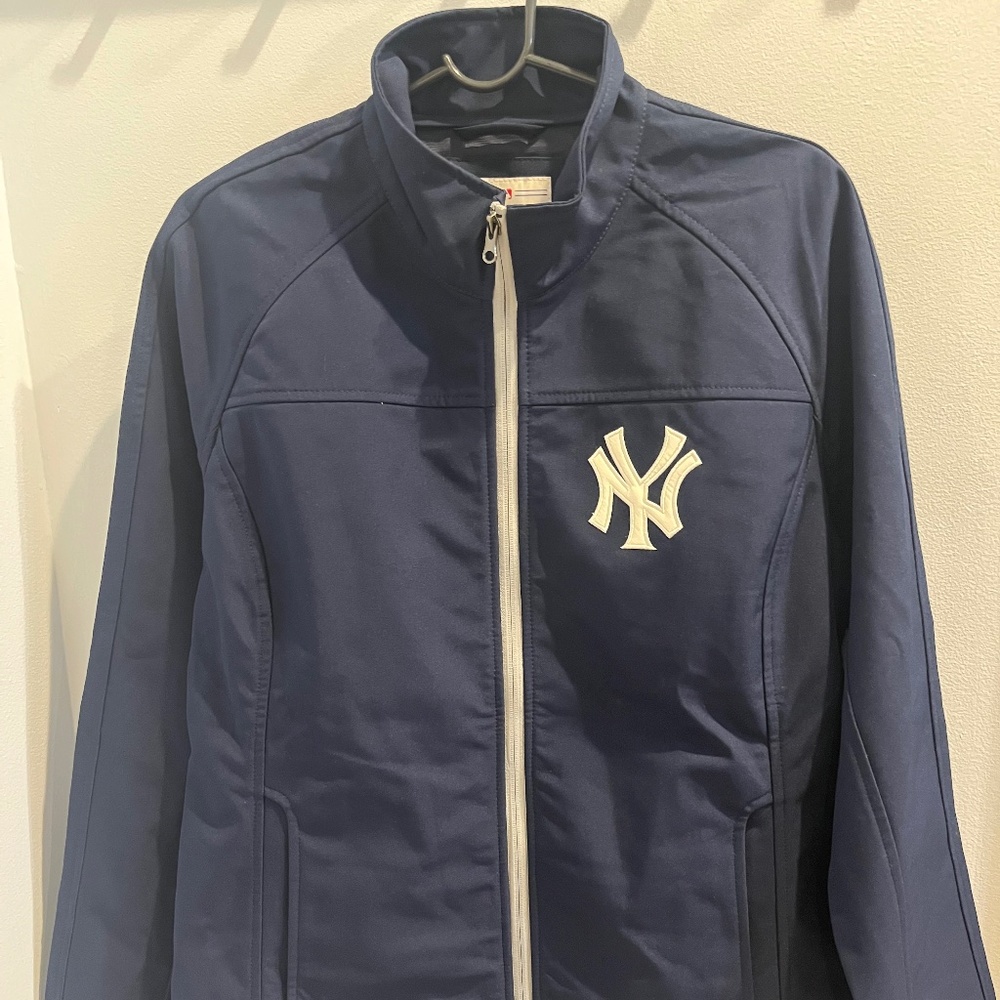 Women's New York Yankees Navy Full-Zip Jacket - Juniors Size  L